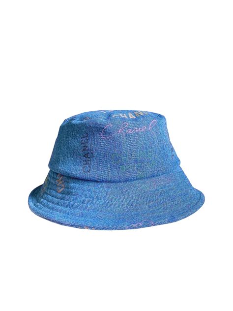 chanel bucket hat 2020|chanel bucket hat denim.